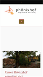 Mobile Screenshot of phoenixhof.org